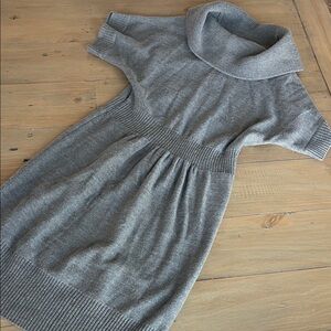 LOFT Gray Knit Dress
